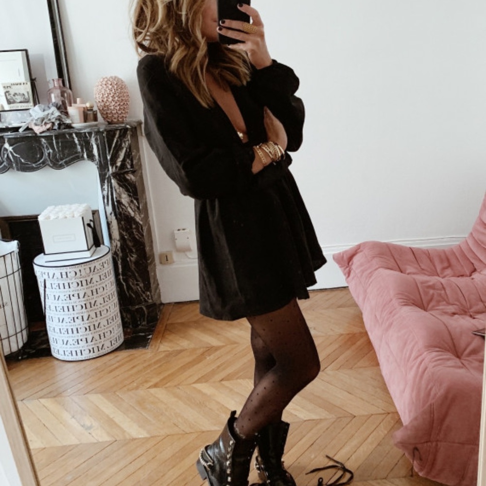 Little Black Dress LBD "Desert" - Navy Paris